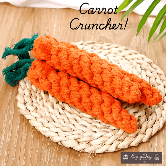 Carrot Cruncher - Durable Knot Toy