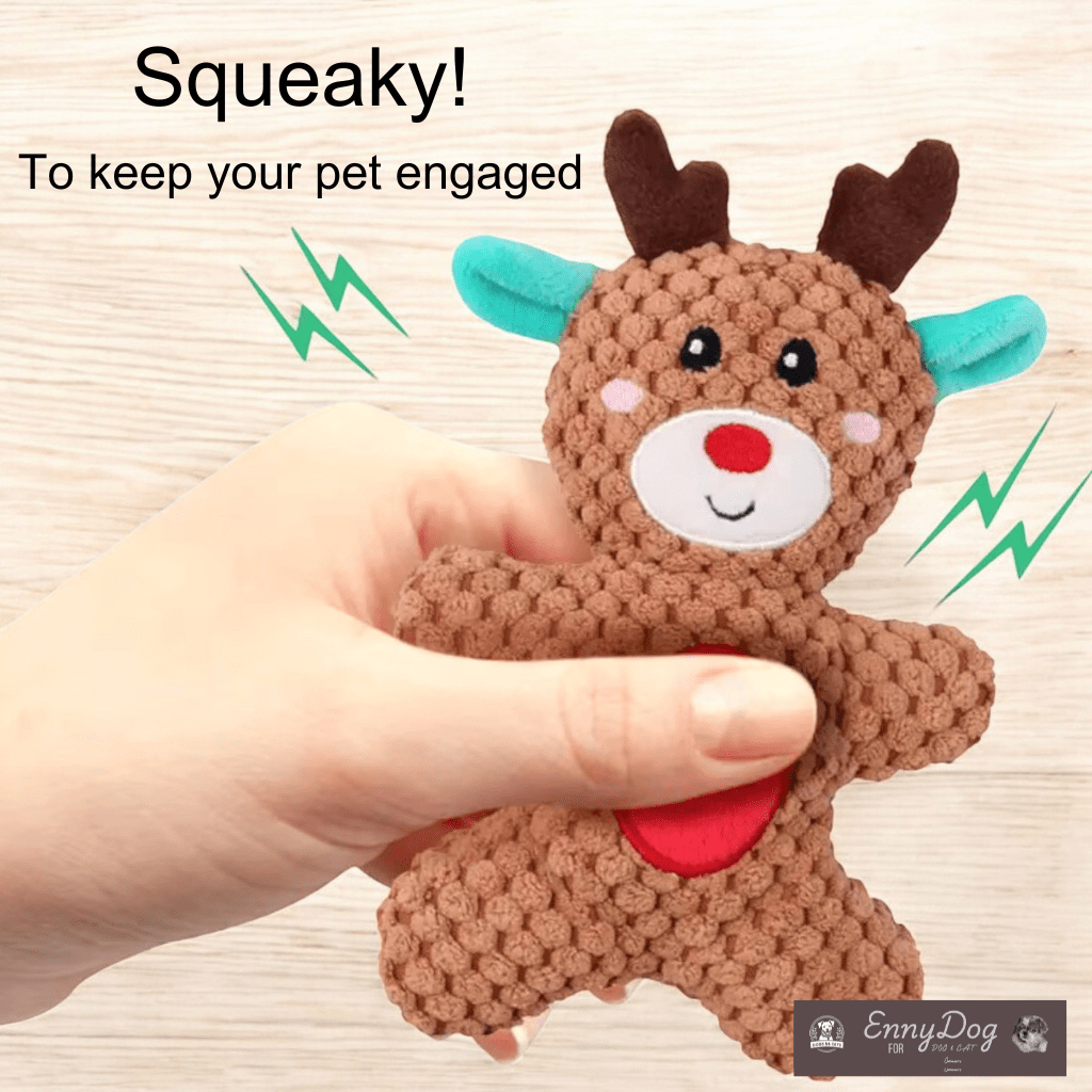 Holiday Paws - Plushy Squeak Toy!